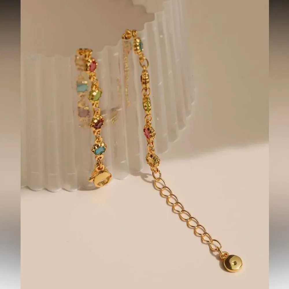 Multicolor Gemstone Bracelet Q52